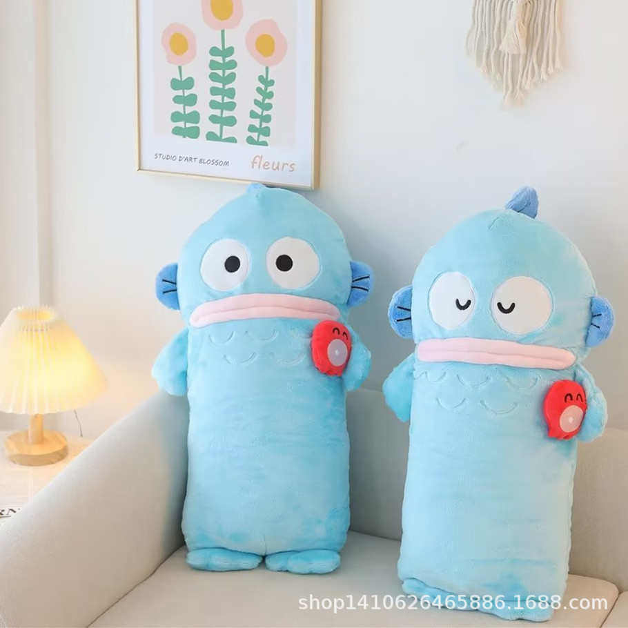 卡通可爱丑鱼长抱枕沙发靠垫女生睡觉抱枕头床上靠枕办公室靠背垫,居家布艺,靠垫/抱枕,淘宝优惠券,粉丝福利购,淘宝优惠卷