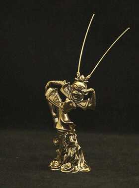 新款直销黄铜复古美猴王齐天大圣孙悟空摆件办公桌面装饰工艺品摆