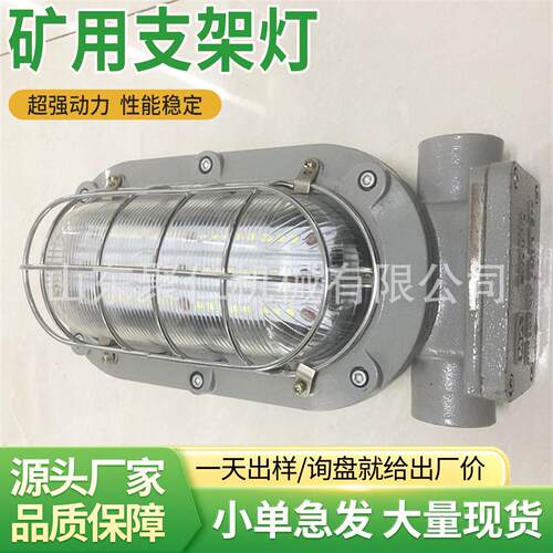 矿用支架灯隔爆质量稳固矿用兼本安型LED灯DJC24/127L矿用支架灯