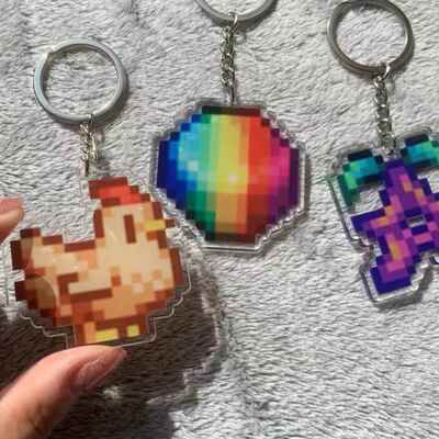 现货Stardew Valley星露谷物语自制亚克力挂件钥匙扣游戏周边实物