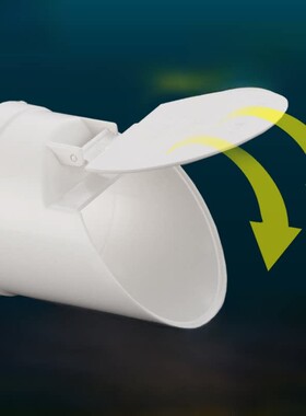 pvc110排管防水臭器地漏下防返水加厚堵口井化粪池16 0外套防鼠阀