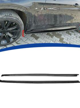 适用2014-2019款X5 X6 F15 F16 MP款侧裙 亮黑色