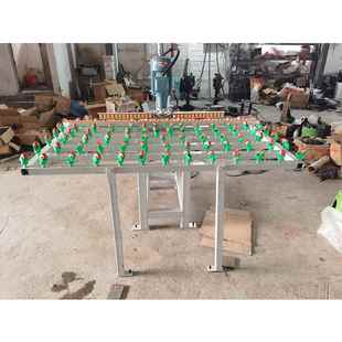 门窗钢化玻璃打磨机 山东小型直线圆边粗磨机 简易单头玻璃磨边机