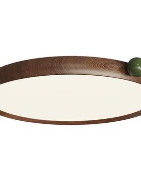 复古个性高级感护眼主卧吸灯侘寂风室顶卧灯中设计小奶QOV豆房古