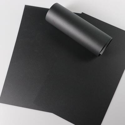 黑色磨砂pc薄片阻燃绝缘材料电子电器半成品磨砂薄片材黑色pc板