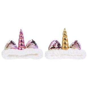 Pcs Shower Unicorn Stylish Headwear Wrap Hairbands Coral
