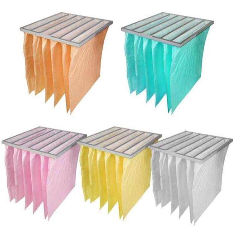 铝合金框初效袋式过滤器F5纤维阻燃板框滤595*595*600*6p