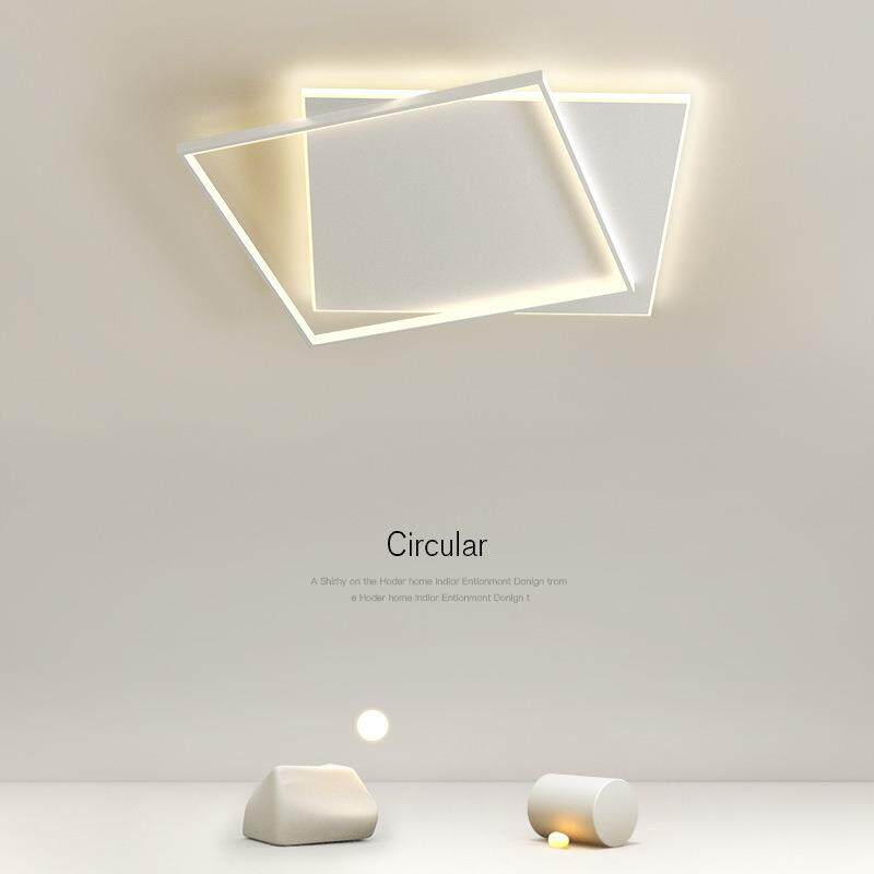 几何led吸顶灯温馨浪漫房间卧室灯个性创意书房简约现代北欧灯具