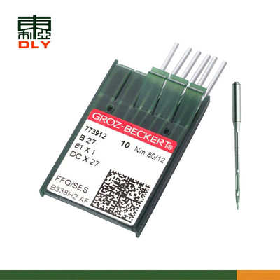 进口格罗茨机针DCx1防热镀钛金针拷边机锁边机DC*1包缝机针DCX27