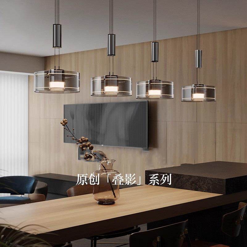 餐厅吊灯头三现代简约北欧264轻奢头卧饭厅餐桌灯吧台创意灯具室