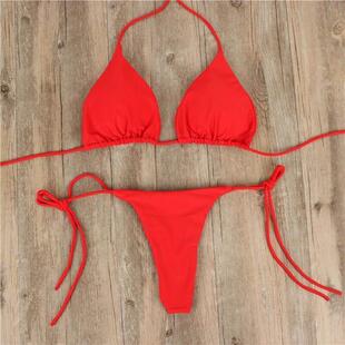 Thong Set Swimsuit Bandage Swimwear Sexy Brazilian Bikini