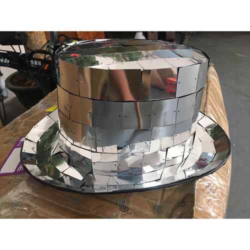正品LE发光D装镜西银面色镜片人舞台机械舞演出服