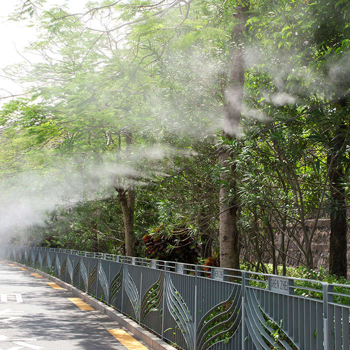 雾化微喷头自动浇花浇水大棚灌溉喷雾器工地围挡喷淋降温除尘系统