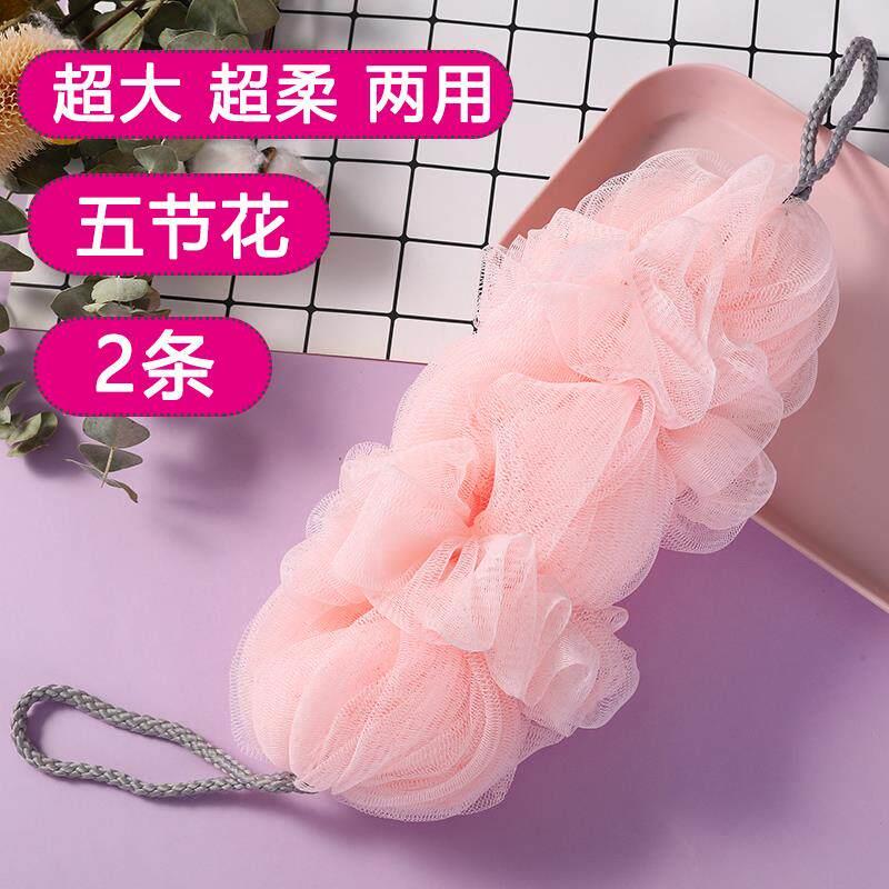 浴花搓澡巾二合一长条沐浴球搓背起泡两用神器成人洗澡擦背专用