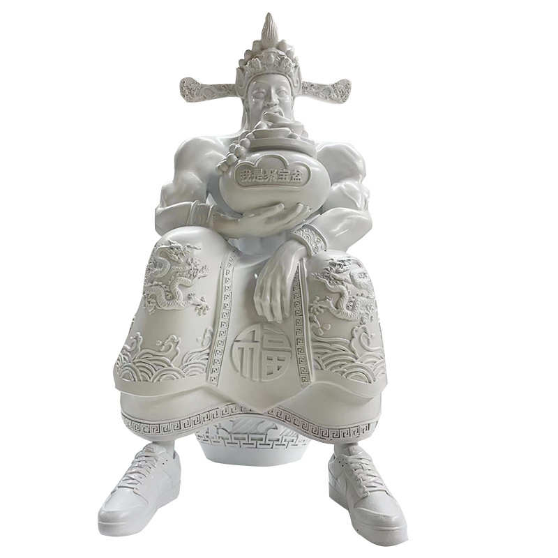 装饰摆设酒店5zv7样板间公司财神5zv7摆件开业办公室客厅前台批发