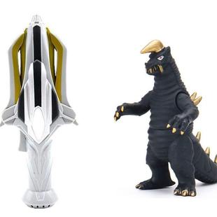 银河火花闪光玩偶银河奥特变身器软胶玩黑暗火花枪维克特利火炬