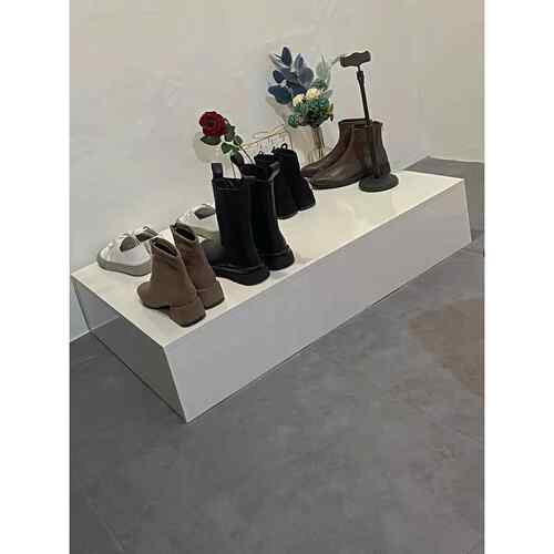木制高架平台，服装店展示架，模特架，婚纱店橱窗摊位，家电家具