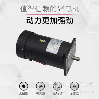 雪花220V永0磁直流电机制袋机放ZYT110料达17马00转大率30功/500W