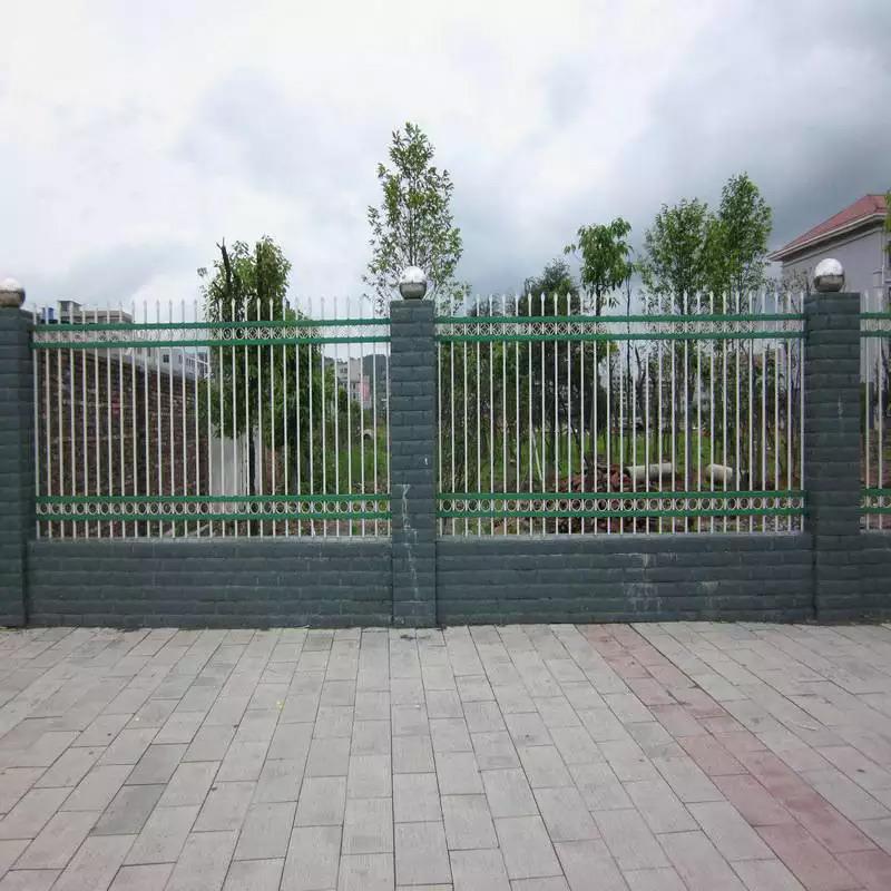 锌钢护栏工厂小区加厚铁艺护栏栅栏别墅庭院学校户外围墙防防撞