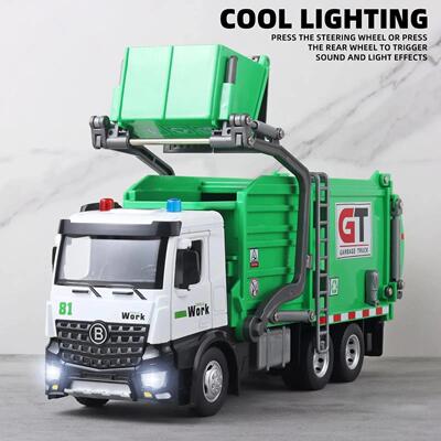 Garbage Truck Toys for Boys,Garbage Truck Toys Metal Diecast