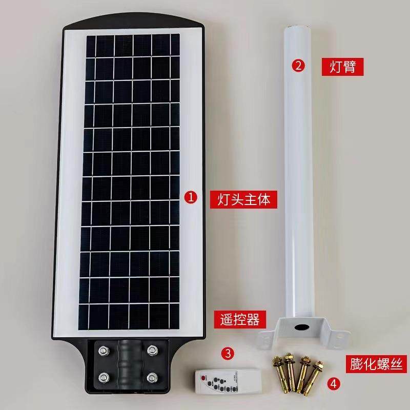 体式太阳能路灯人一灯亮带雷体达人感应庭院灯HOM来乡村道路照明