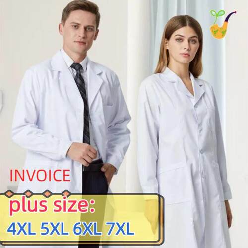 White coat chemistry Lab coat Doctor clothes laboratory coat