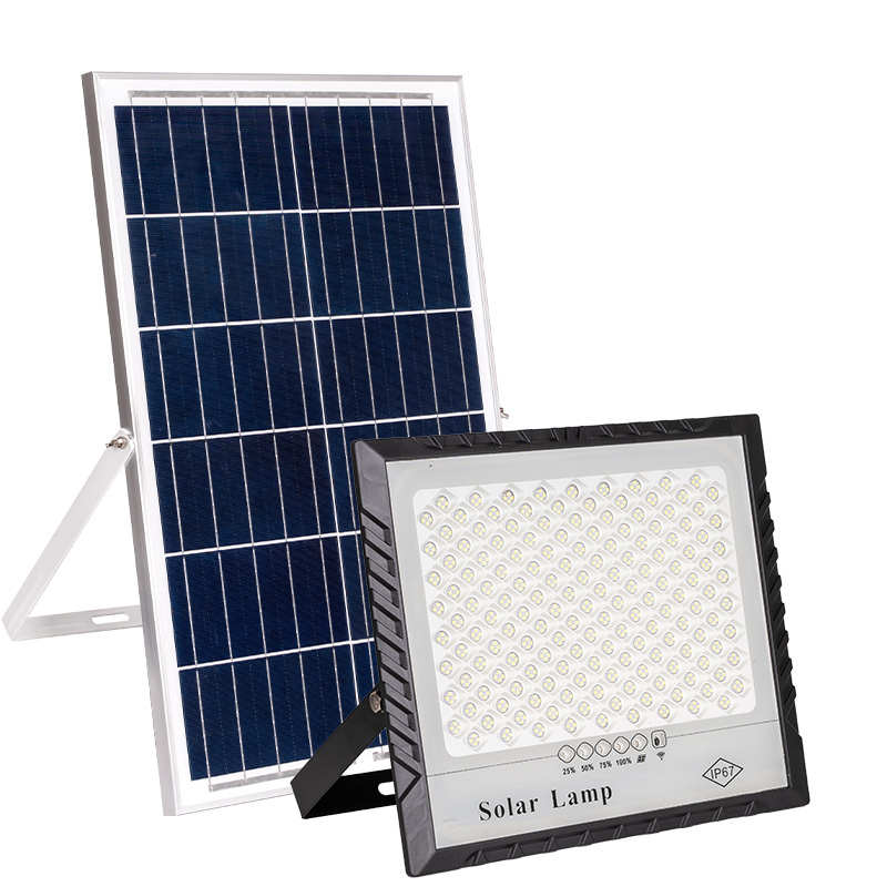 太阳能户外灯防水庭院灯家用超亮大功率路灯农村遥控投光照明灯