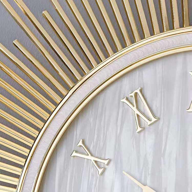 2023新款轻奢家用创意挂钟客厅现代大气装饰钟表网红简约挂墙时钟