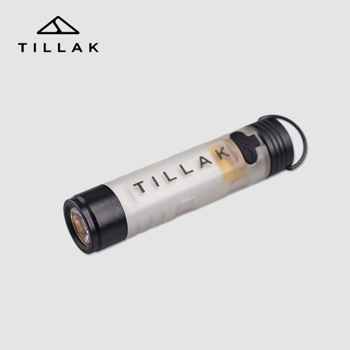 TILLAK口袋迷你手电户外钥匙夹帽氛围led长续航救灾应急5050小灯