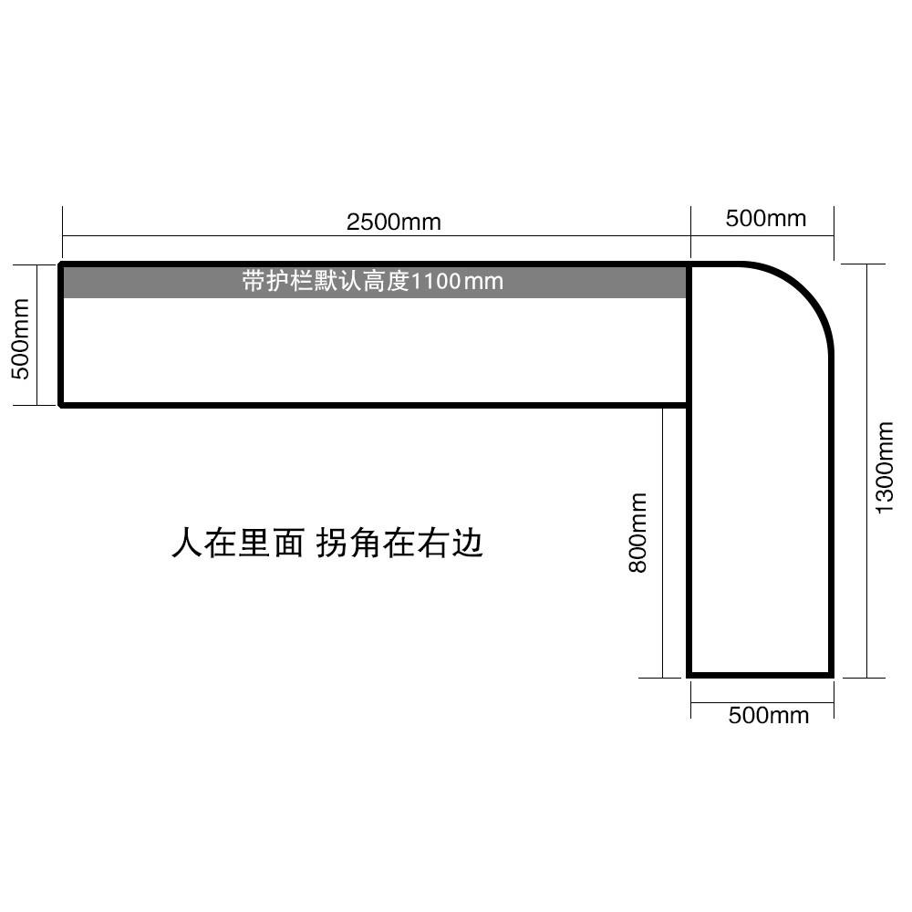 桌风服装店转角柜台前台吧台茶店接待餐厅复古工业酒吧奶收银台小