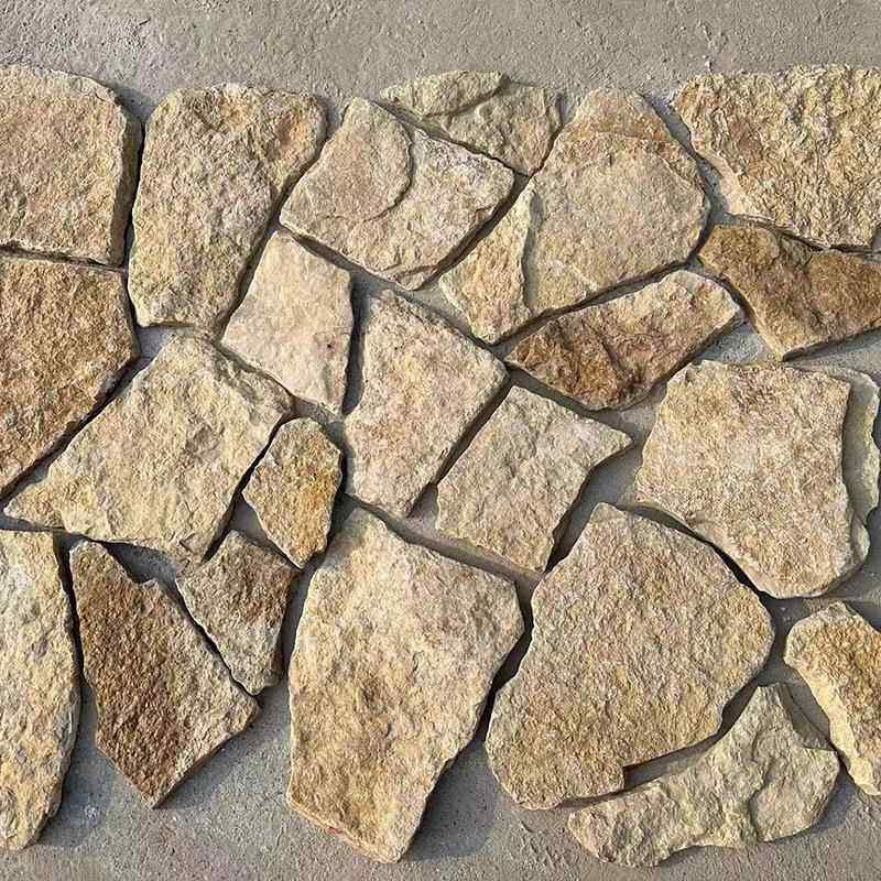岩敦煌碎拼乱庭形板板岩乱板石板无品牌/不则规墙面花园院地砖石