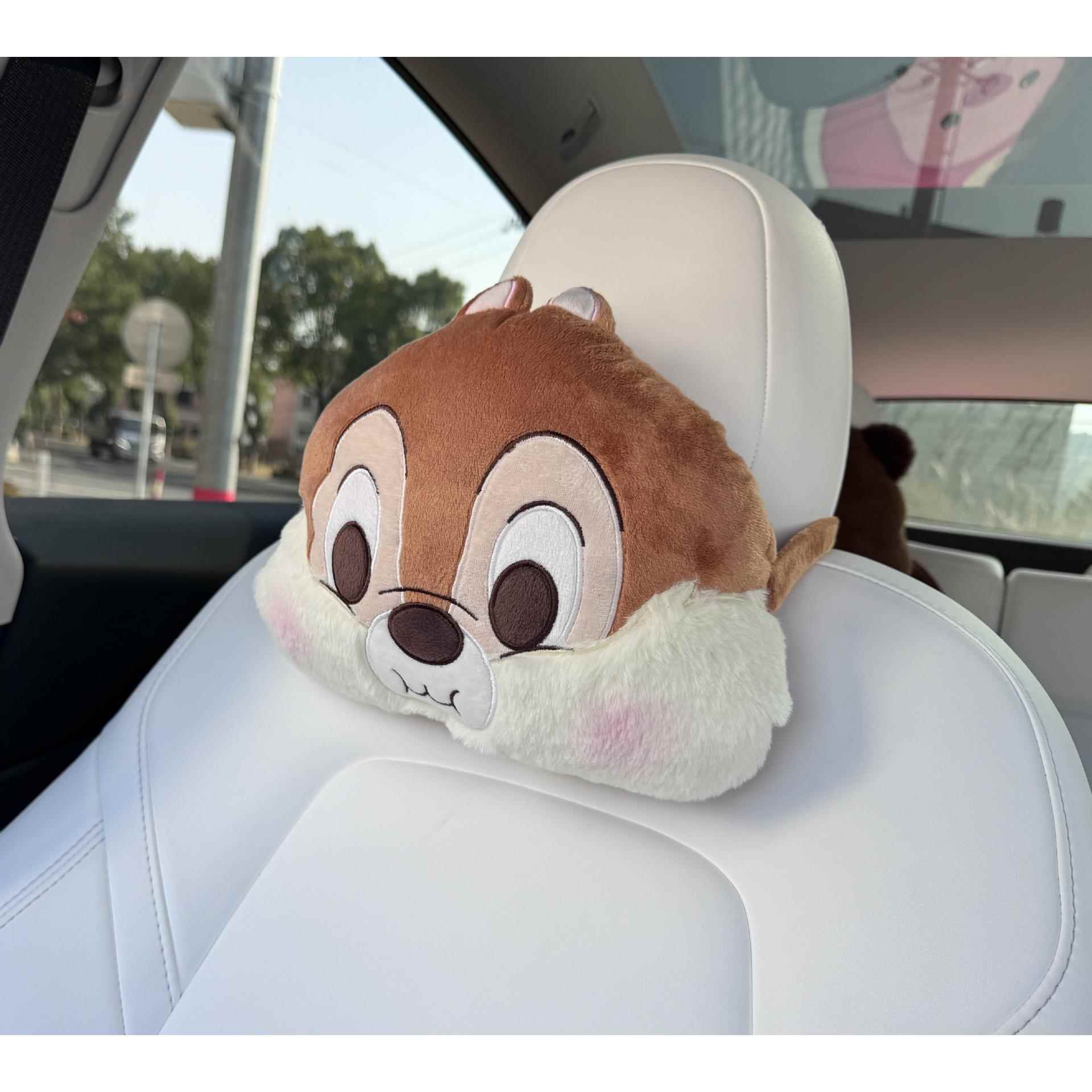 系可爱卡通奇奇蒂枕蒂情侣839汽车座椅头护颈枕日车载腰靠靠枕车