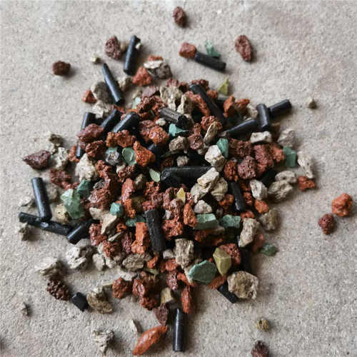 鱼缸底砂 水族箱造景装饰微景观用彩虹石活性炭 化妆砂