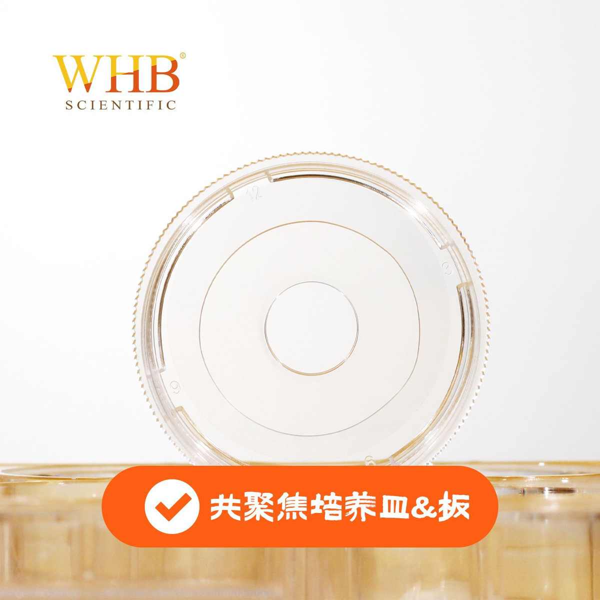 WHB卧宏生物共聚焦培养皿TC处理无菌玻底10mm14mm20mm培养皿