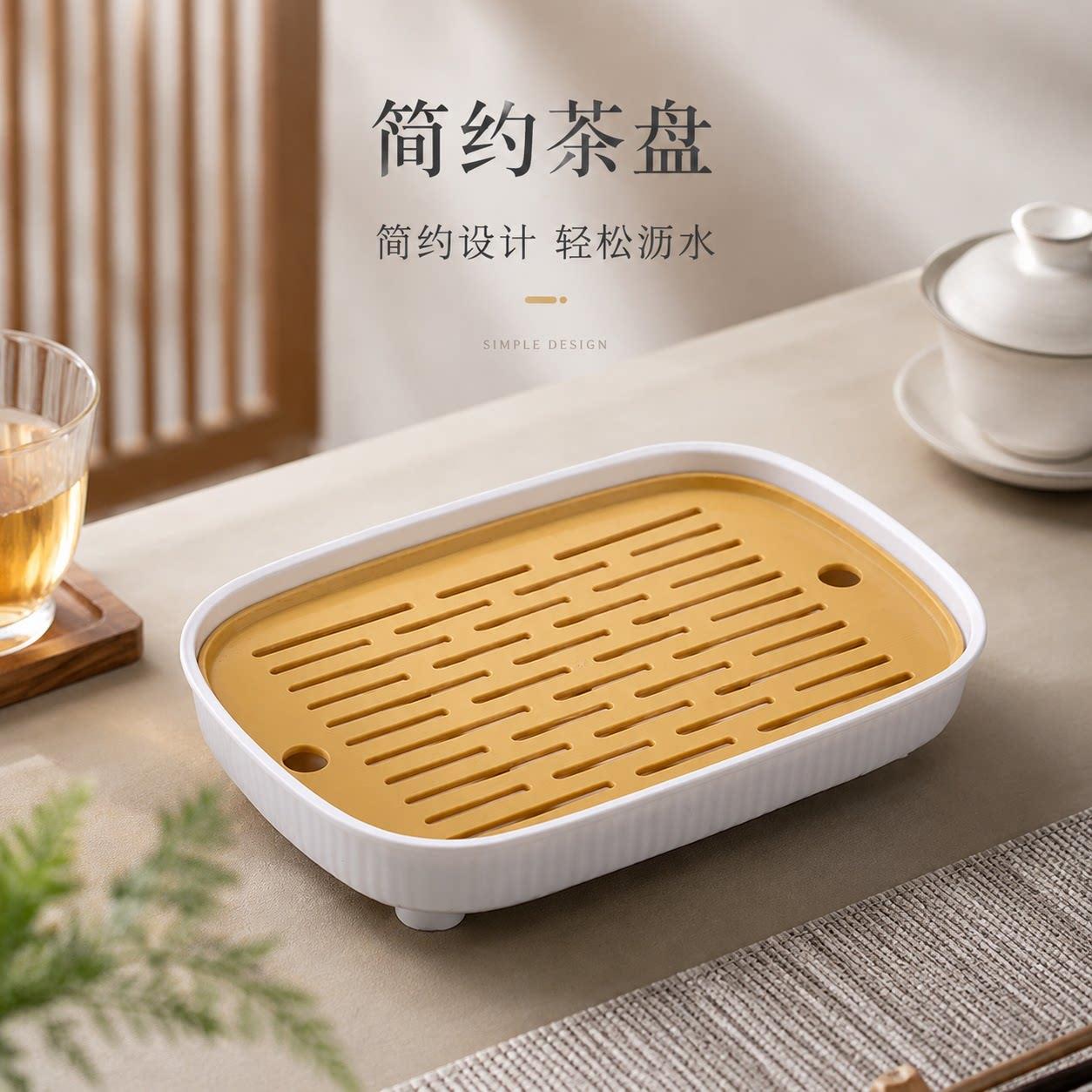 家用长方形现代茶盘 小清新简约茶杯托盘 北欧风格小型茶托盘