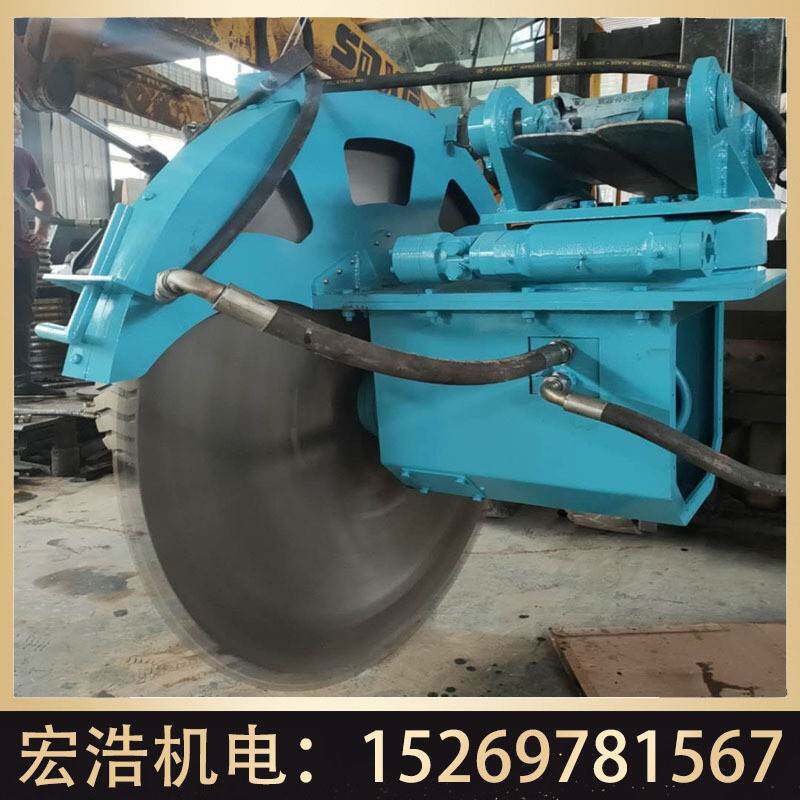 装载机改装挖机岩石锯沥青路面圆盘切割机工程机械配件石材锯