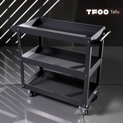 TFOO太孚 工业灰色三层维修工具小推车 零件工具油画小车子