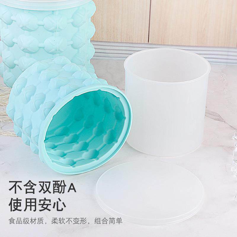 现货RBZ大红号硅胶冰桶饮料香槟啤酒酒户外酒吧圆形制桶冰器酒桶