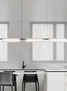 意式极简全铜AL810771轻奢餐厅吊灯现师吧代设计款大厨房气岛台台