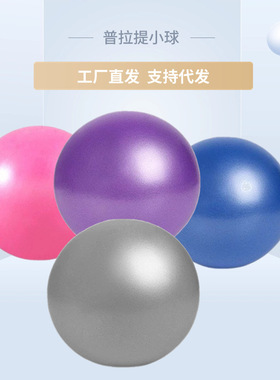 普拉提小球磨砂加厚麦管球25cm防爆迷你健身小球盆底肌训练体操球