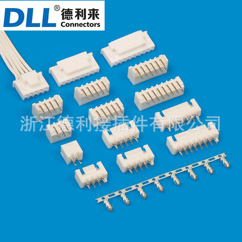 供应TJC3D连接器 3a250v磷青铜镀锡端子护套尼龙针座接插件