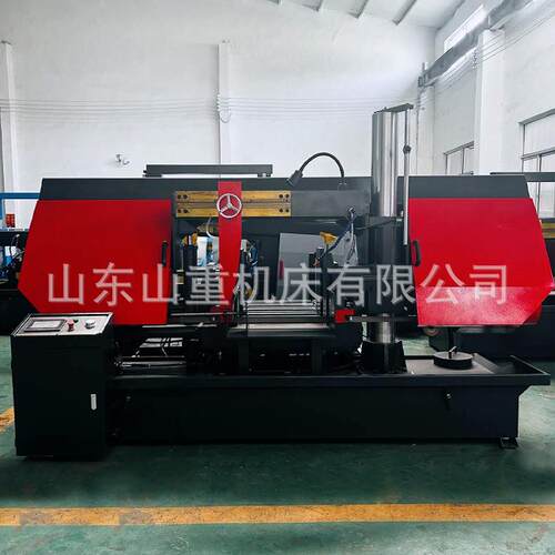 数控锯下床GZ4250GZ4250金属带锯床切圆送料钢筋割自动料高精管度