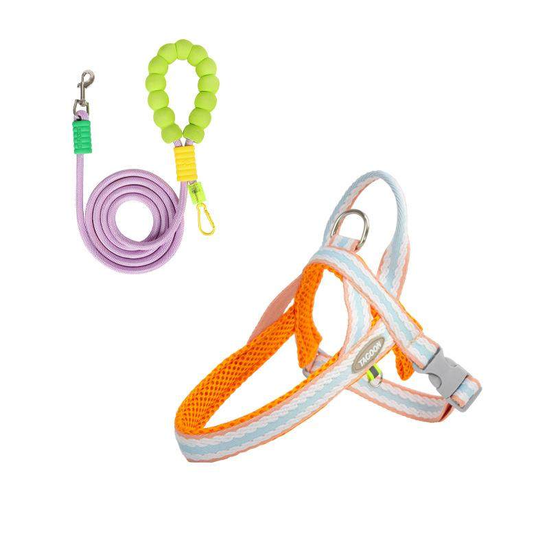 夏季狗狗牵引绳中小型犬比熊背心式遛狗绳泰迪柴犬宠物胸背带透气,宠物/宠物食品及用品,狗牵引绳,淘宝优惠券,粉丝福利购,淘宝优惠卷