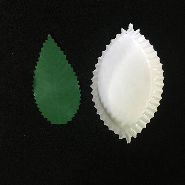 一次性树叶形淋膜纸杯耐高温防油风车纸杯点心杯蛋糕面包纸托