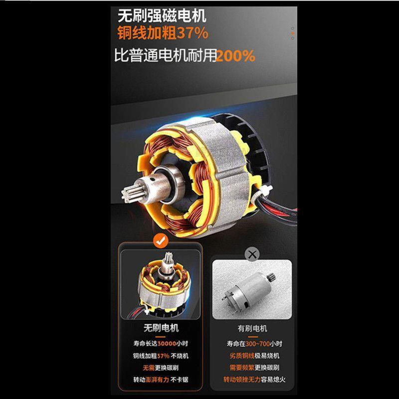 充锂能电手锯电MVV电手提式家用小型伐木砍树单手锯户外多功无线