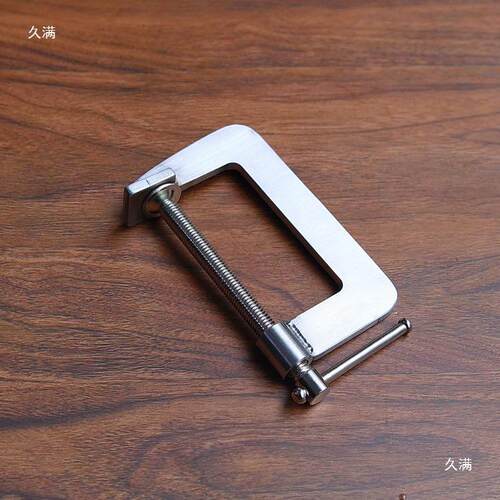04不锈钢定工业级重型G型748夹具F夹具3加型G字夹固强器大力夹具