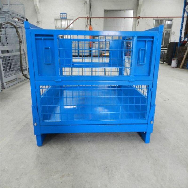ZPK金属垛周转箱堆垛箱加厚金物属料箱多款式多尺寸铁框子堆铁笼