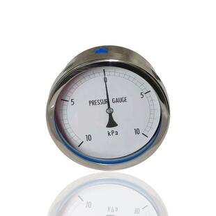 供全钢压力真空表不锈钢对称负压表正负压力表YZBF150Z -10~10KPA