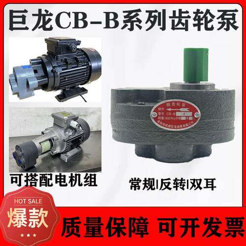 巨龙CB-B6/10/4/16/20/B25/B32/B40/B50/B63/B80/B齿轮泵锯床油泵