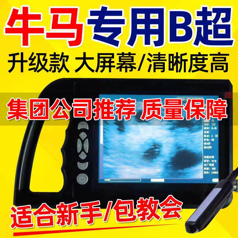 源头厂家高清牛用b超兽用牛马专用比超机测孕仪牛马驴牛B超机养殖